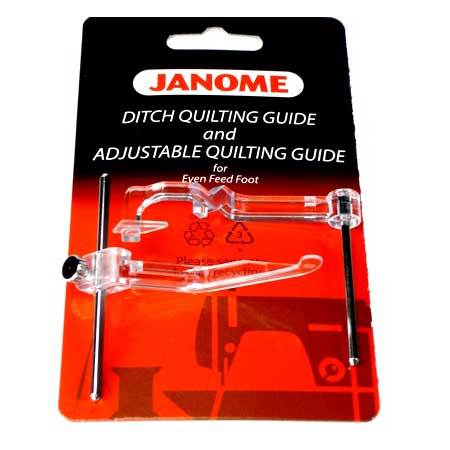 Janome Ditch Quilting Guide and Adjustable Quilting Guide for Even Feed Foot 214518005 for Sale at World Weidner
