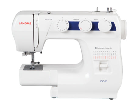 image of the Janome 2222 Sewing Machine free arm