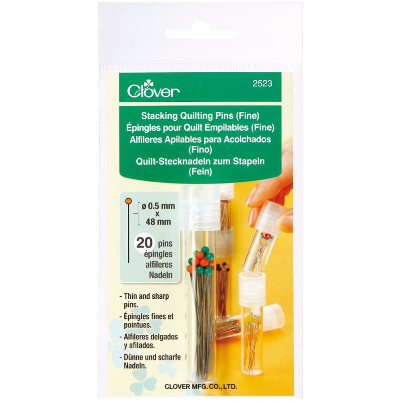 Clover CL2523 Stacking Quilting Pins Fine