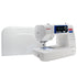 angled image of the Janome 3160QOV Quilts of Valor Sewing and Quilting Machine with cover
