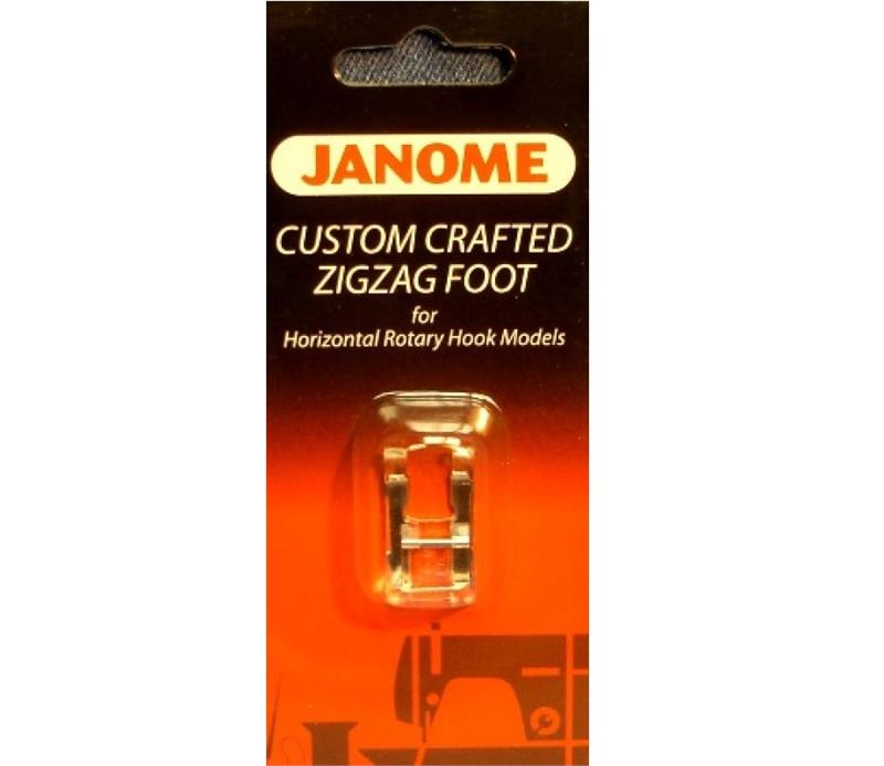 Janome Custom Crafted ZigZag Foot for Horizontal Rotary Hook Models 200137003 for Sale at World Weidner