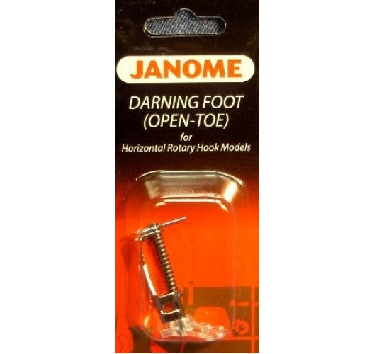 Janome Open Toe Darning Foot for Horizontal Rotary Hook Models 200340001 for Sale at World Weidner