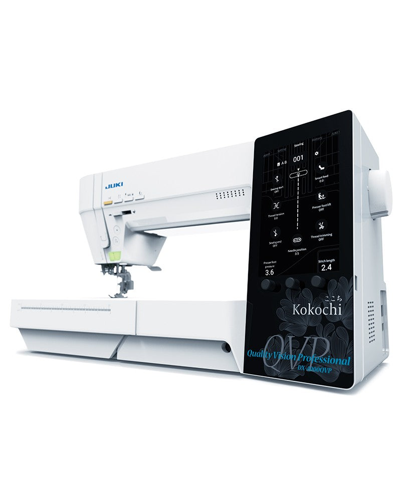 Kokochi DX-4000QVP Sewing & Quilting Machine view from the front at an angle