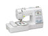 angled image of the Brother Innov-is NS1850D four by four Sewing and Embroidery Machine with example embroidery