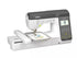 angled image of the Brother Innov-is NS2850D seven by five Sewing and Embroidery Machine with example embroidery