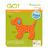 AccuQuilt Go! Die Gingham Dog 55064 view of the packaging