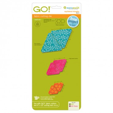 AccuQuilt GO! Die Equilateral Triangles 55079 image of product