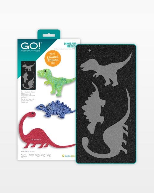 GO! Dinosaur Medley Limited Edition Die 55213 view of packaging