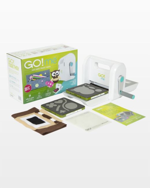 AccuQuilt GO! Me Easy Fabric Project Maker Fabric Cutter & Starter Set 55275