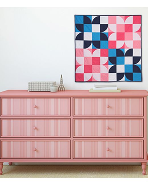 AccuQuilt GO! Die Circle 8" 55360 image of pattern on finished product