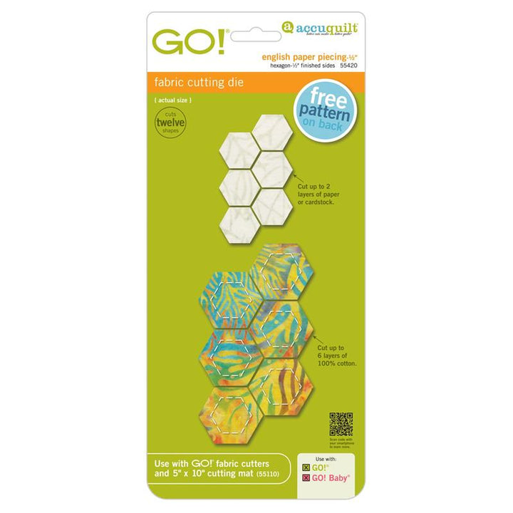 Accuquilt Go! Circle 2 3 5 Die | Yo-Yo & Appliqué Quilting