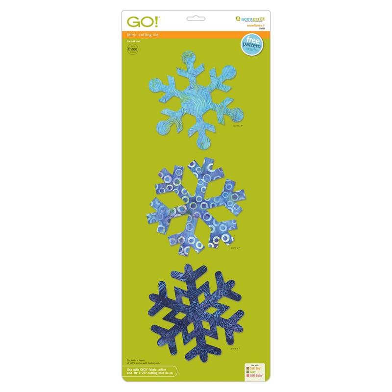 AccuQuilt Go! Die Snowflakes-7" 55450 image of packaging