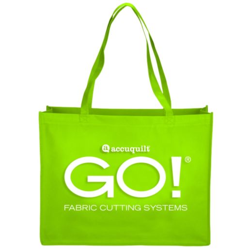AccuQuilt GO! Green Shopping Tote Bag-16" x 20" 55479