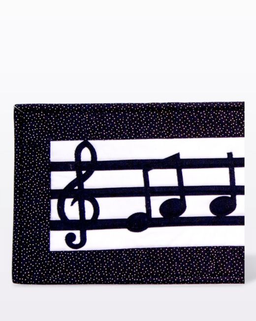 AccuQuilt GO! Music Medley Die 55482 image of pattern on finished product