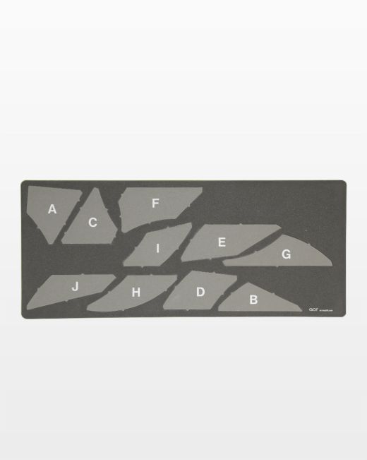 AccuQuilt GO! Die Cleopatra's Fan 12" Finished 55490 image of pattern