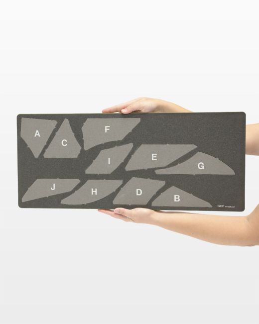 AccuQuilt GO! Die Cleopatra's Fan 12" Finished 55490 image of pattern