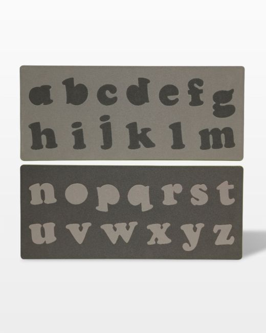 AccuQuilt GO! Die Carefree Alphabet Lowercase Set (2 Die Set) 55491