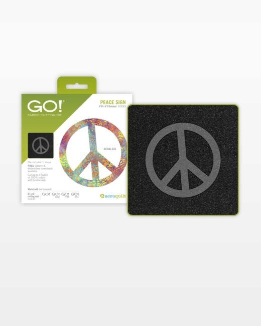 GO! Peace Sign Die 55593 image of packaging