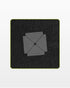 GO! Quarter Square Triangle 1 11/16" Finished Square Die 55750 image of pattern