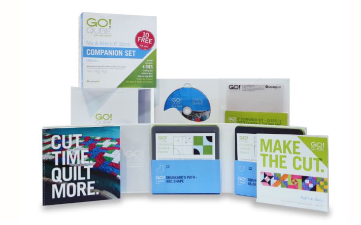 AccuQuilt GO! Qube 6" Companion Die Set 55779