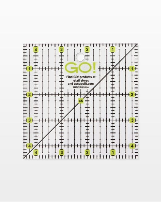 AccuQuilt GO! Quilting Ruler-4 1/2" x 4 1/2" image of product