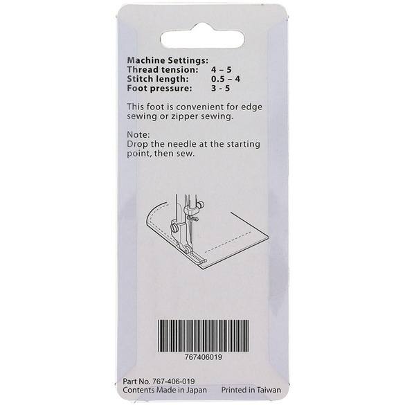 Janome Narrow Straight Stitch Foot for DB Hook Models 767406019 for Sale at World Weidner