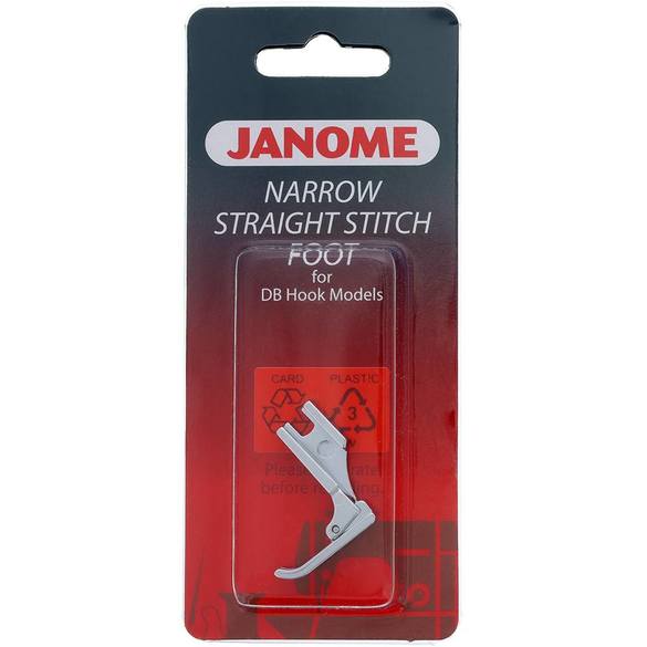Janome Narrow Straight Stitch Foot for DB Hook Models 767406019 for Sale at World Weidner