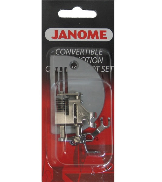 Janome 767433004 Convertible Free Motion Quilting Foot Set with Needle Plate for 1600P