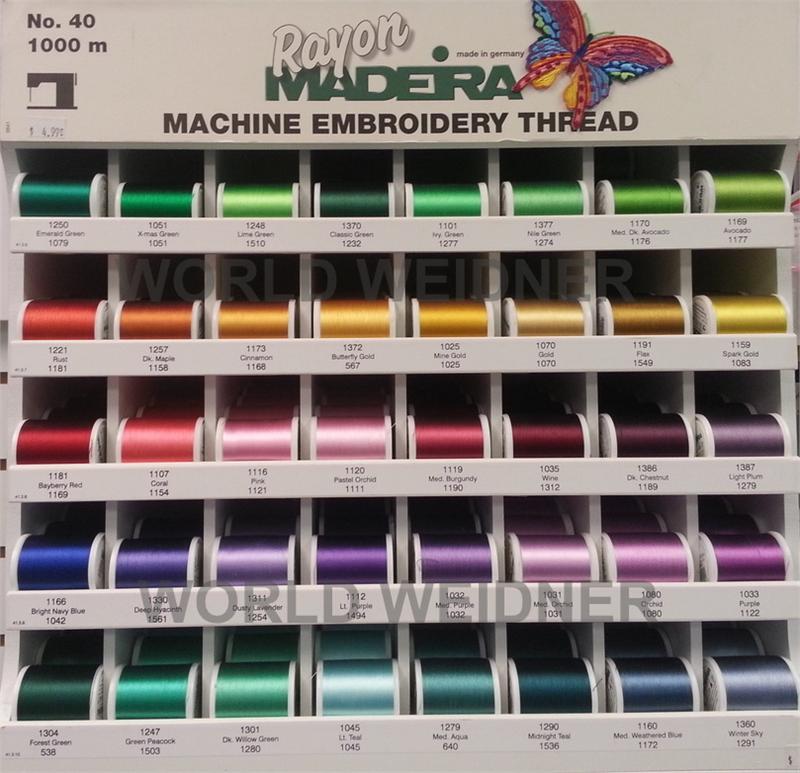 Madeira Rayon No. 40 Embroidery and Quilting Thread