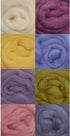Wistyria Editions 8pk Muted .25oz Wool Roving W851R