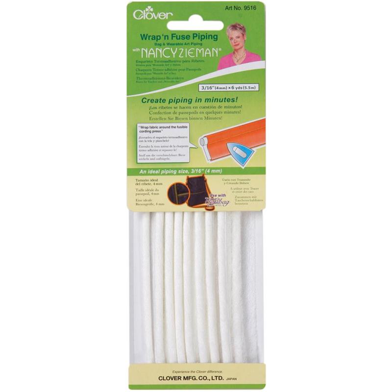 Clover Wrap 'n Fuse Piping With Nancy Zieman CL9516