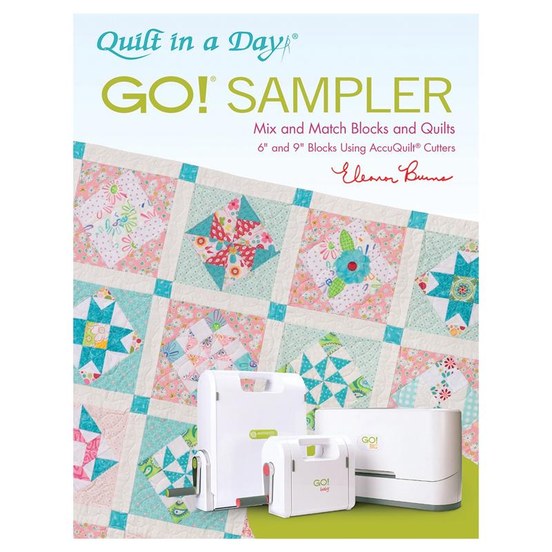 ¡AccuQuilt GO! Sampler Mix &amp; Match Blocks &amp; Quilts Pattern Book de Eleanor Burns