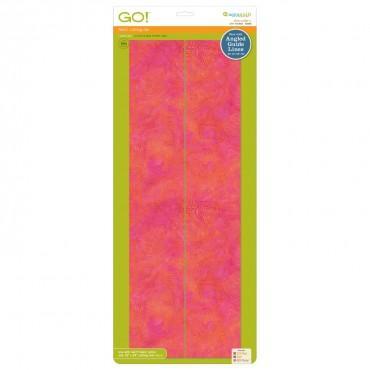 Accuquilt GO! Strip Cutter 4" (3 1/2" Finished) 2 Strips Die 55085 image of packaging