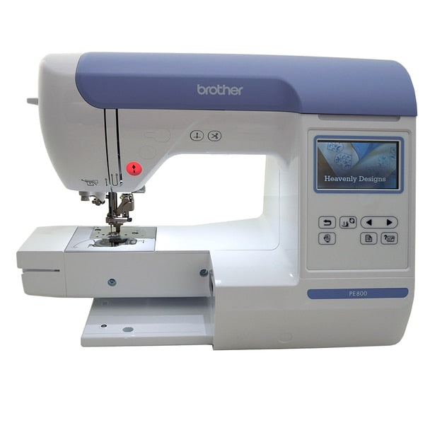 front facing image of the Brother PE800 seven by five Embroidery Machine