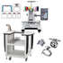 image of the Brother Entrepeneur W PR680W twelve by eight six needle embroidery machine bonus package A that includes a Brother PRNSTD2 Stand for PR680W, a Brother PRCF5 Larger Embroidery Area, Flat Brim Cap Frame Set, and Durkee EZ Frames 7 PC Combo for PR680W 