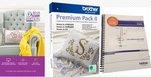 Brother SABES4XVUG2 THE Dream Creative Software Collection, XV UPG2, BES4 Power Pack, XV Book Bundle