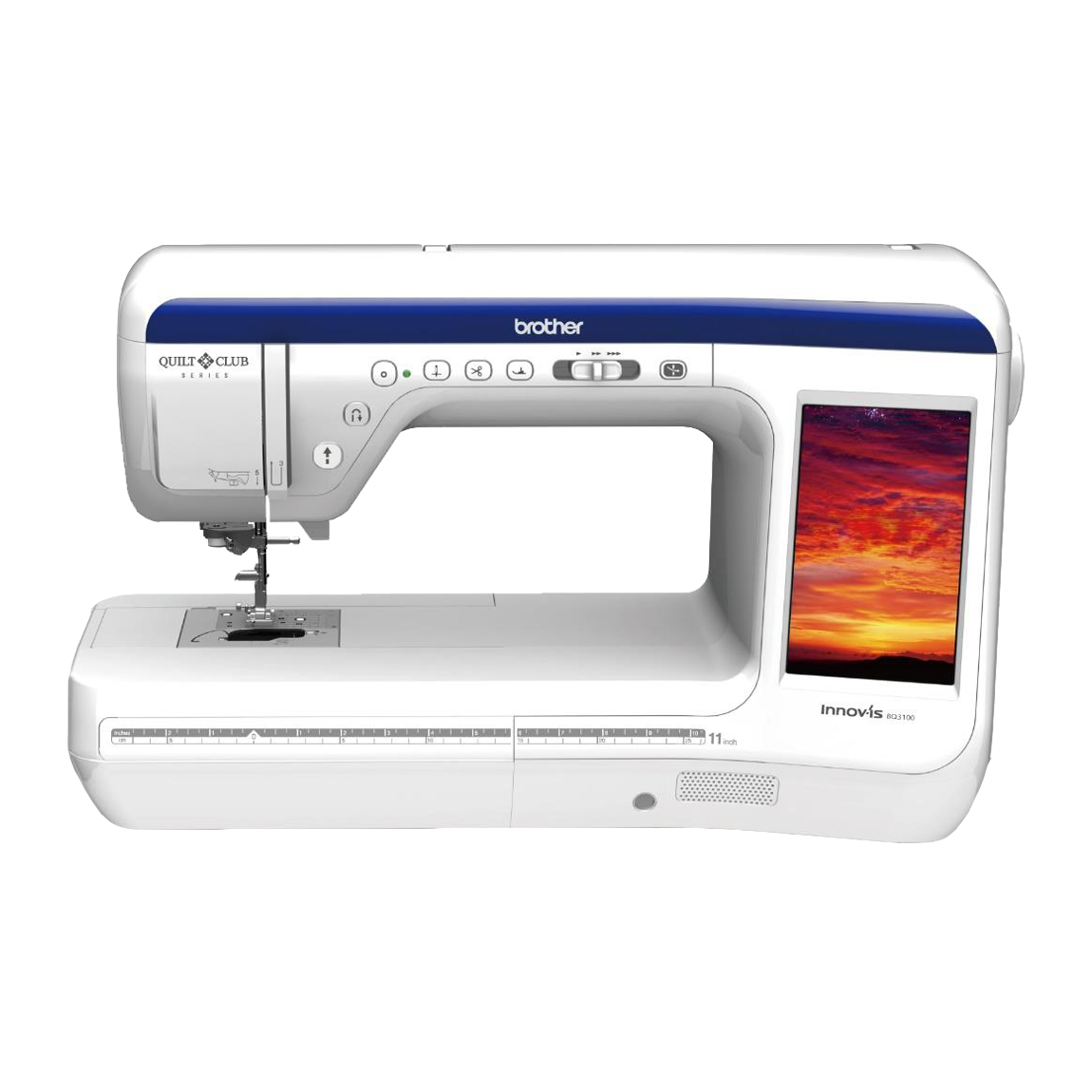 a front facing image of the Brother Innov-is BQ3100 eleven and a quarter inch Sewing and Quilting Machine 