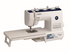 angled image of the Brother PS200T sewing and quilting machine with wide table