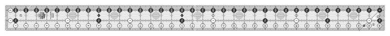 Creative Grids 2.5" x 36.5" Yardstick Rectangle Ruler CGR236 for Sale at World Weidner