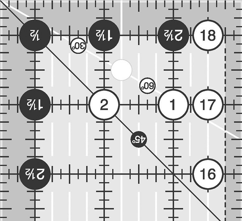 Creative Grids 3 1/2" x 18 1/2" Rectangle Ruler