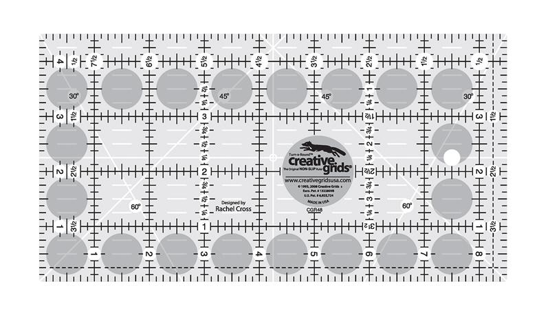 Creative Grids Regla rectangular de 4 1/2" x 8 1/2"