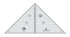 Creative Grids 90 Degree Quarter-Square Triangle Ruler CGRT90 for Sale at World Weidner