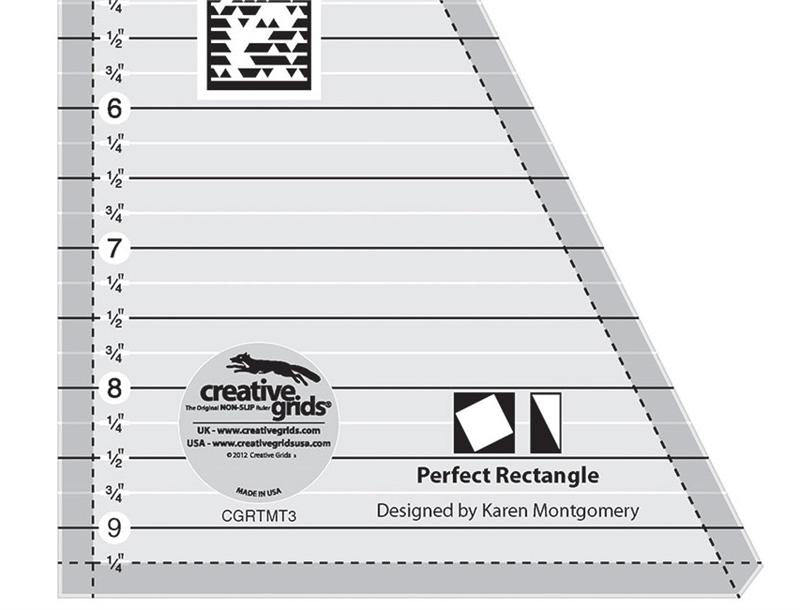 Creative Grids Perfect Rectangle Triangle Ruler