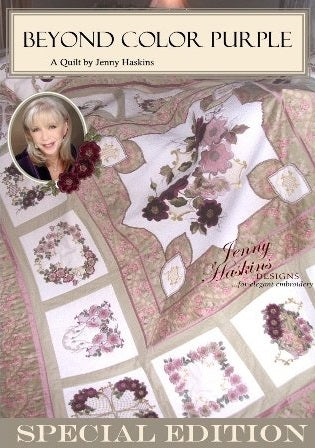 Janome Jenny Haskins Beyond Color Purple Embroidery Designs CD