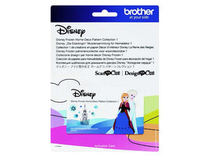 image of the Brother ScanNCut CADSNP04 Disney Frozen Pattern Collection activation card