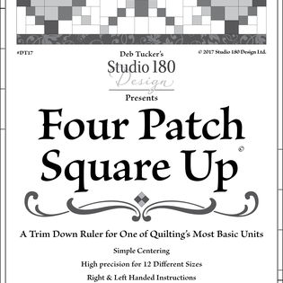 Studio 180 Design Four Patch Square Up Ruler Herramienta para acolchar