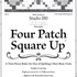 Studio 180 Design Four Patch Square Up Ruler Quilting Tool