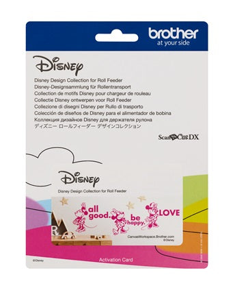 Brother CADXDSNP12 ScanNCut Disney Design Collection activation card