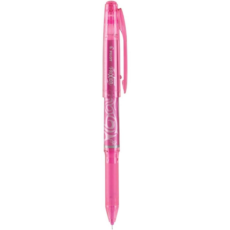 Pilot FriXion EFPPI Pink Extra Fine Point Erasable Gel Pen