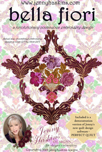 Janome Jenny Haskins Bella Fiori Embroidery Designs CD